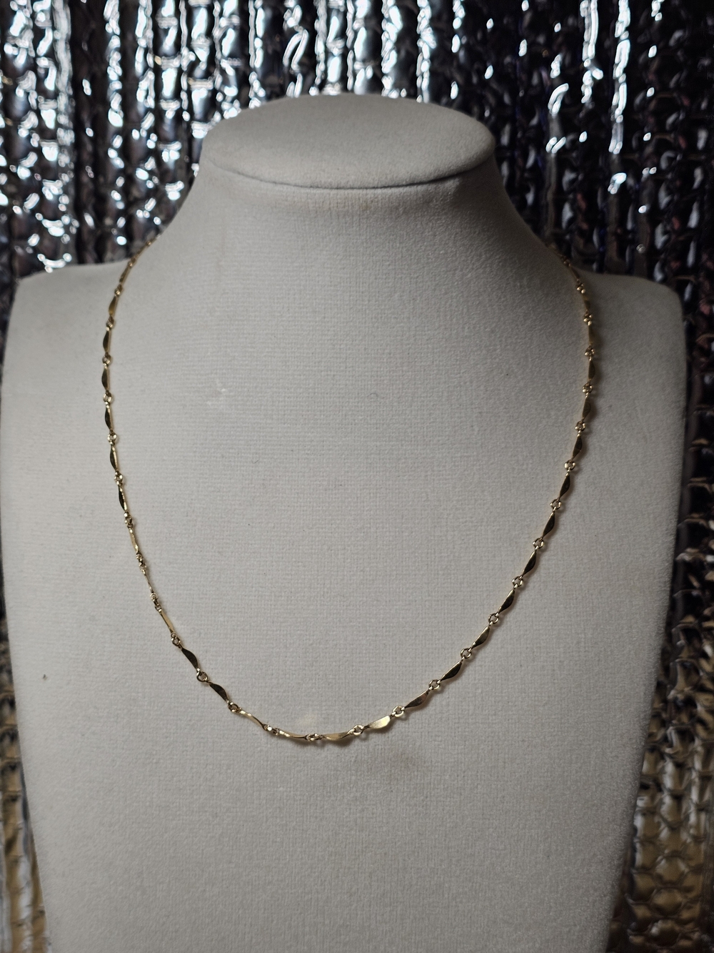 14k Gold-filled Twist Link Necklace - 16" Length